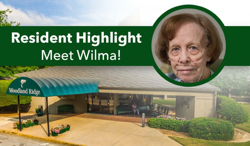 Wilma Woodland Ridge Resident Highlight January