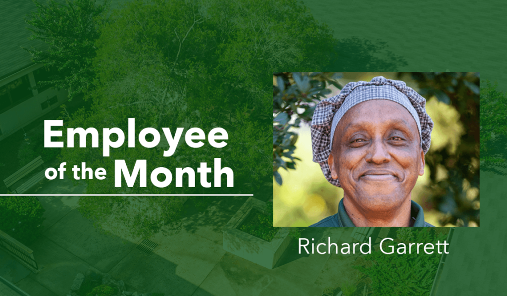 Woodland Ridge Employee of the Month Richard